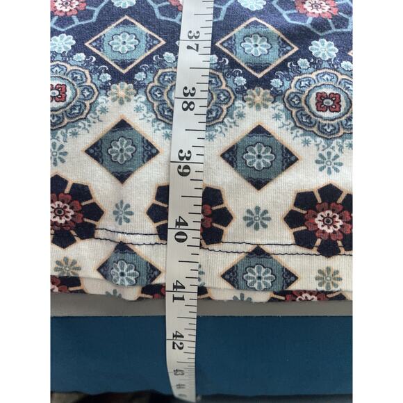 Gilli Maxi Skirt | Medium | Mosaic Flower | Gypsy Blue Boho Multi Color | EUC - Picture 8 of 9